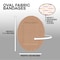 Dealmed Fabric Bandages Sterile, Oval, 7/8 X 1 1/4, 100/Bx, 12/Cs, 1200PK 783805 - alternate 3
